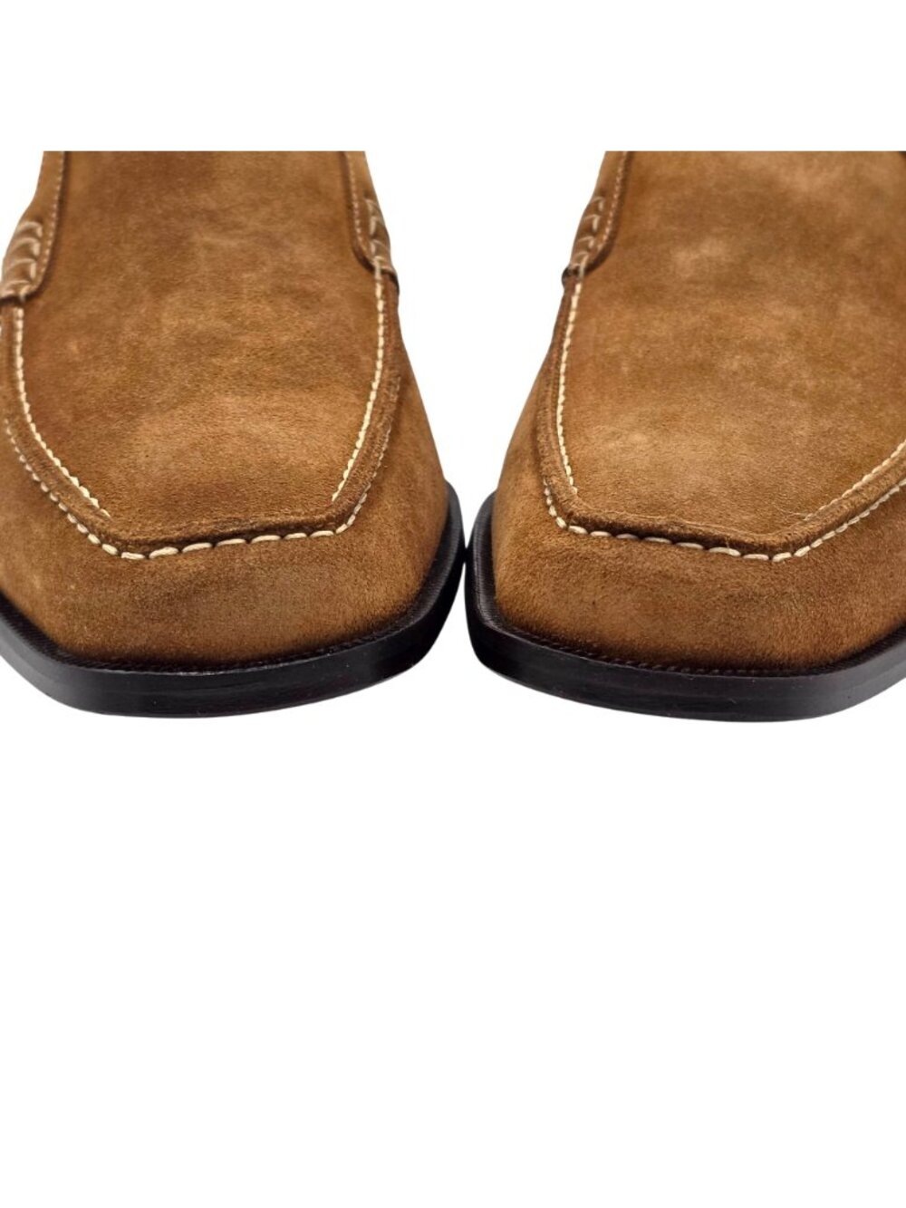 NEW Donald J. Pliner Italy Camel Tan Sport Suede Loafers Dress Shoes Men size 7M - Picture 11 of 15